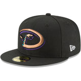 Arizona DiamondBacks Official Black Cooperstown Collection New Era 59FIFTY Fitted Hat