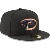 Arizona DiamondBacks Official Black Cooperstown Collection New Era 59FIFTY Fitted Hat