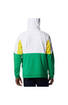 College Oregon Ducks Columbia Lodge Quarter-Zip Hoodie - Green/White