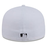 Boston Red Sox Official White/Black New Era 59FIFTY Fitted Hat