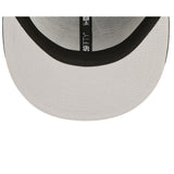 Texas Rangers Official Black/White Team Logo New Era 59FIFTY Fitted Hat