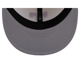 Texas Rangers Official Two Tone Team Logo New Era 59FIFTY Fitted Hat - Blue/Chrome White