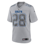 Jonathan Taylor Indianapolis Colts Official Gray Atmosphere Fashion Nike Game Jersey
