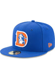 Denver Broncos Official Majestic Blue New Era 59FIFTY Fitted Hat