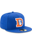 Denver Broncos Official Majestic Blue New Era 59FIFTY Fitted Hat