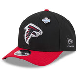 Atlanta Falcons Official 2026 Draft Two Tone New Era 9FORTY MC SnapBack Hat - Black/Red