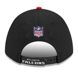 Atlanta Falcons Official 2026 Draft Two Tone New Era 9FORTY MC SnapBack Hat - Black/Red