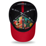 Atlanta Falcons Official 2026 Draft Two Tone New Era 9FORTY MC SnapBack Hat - Black/Red