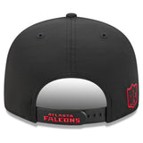 Atlanta Falcons Official 2026 Black NFL Sideline New Era 9FIFTY Snapback Hat