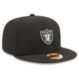 Las Vegas Raiders Official 2026 Black NFL Sideline New Era 9FIFTY Snapback Hat