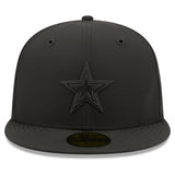 Dallas Cowboys Official 2026 Sideline New Era 59FIFTY Fitted Hat - Black/Black