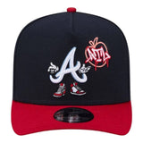 Atlanta Braves Official Cartoon Series Two Tone New Era 9FIFTY A-Frame SnapBack Hat