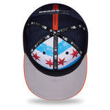 Chicago Bears Official 2026 On-Stage NFL Draft New Era 9FIFTY Snapback Hat - Navy/Orange