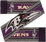 Baltimore Ravens Grey Knit FOCO Scarf
