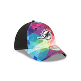 Miami Dolphins Official Crucial Catch On-Field New Era 39THIRTY Flex-Fit Hat