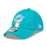 Miami Dolphins Official Teal On-Field Sideline New Era 39THIRTY Flex-Fit Hat