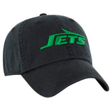New York Jets Official ‘47 Brand Clean Up Buckle Strap Hat - Black