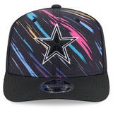 Dallas Cowboys Official On-Field Sideline Crucial Catch New Era 9SEVENTY Stretch-Snap Trucker Hat