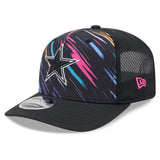 Dallas Cowboys Official On-Field Sideline Crucial Catch New Era 9SEVENTY Stretch-Snap Trucker Hat
