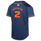 Houston Astros Alex Bregman Nike Navy City Connect Limited Player Youth Jersey