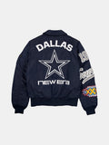 Dallas Cowboys Official Alpha Industries MA-1 New Era Flight Bomber Jacket