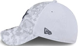 Dallas Cowboys Men’s 2024 Salute to Service New Era 9FORTY Stretch-Snap Hat White/Graphite