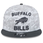 Buffalo Bills Men’s White/Graphite 2024 Salute To Service New Era 9FIFTY Snapback Hat