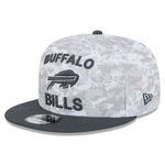 Buffalo Bills Men’s White/Graphite 2024 Salute To Service New Era 9FIFTY Snapback Hat