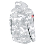 Dallas Cowboys Men’s Nike Arctic Camo 2024 Salute to Service Club Fleece Pullover Hoodie