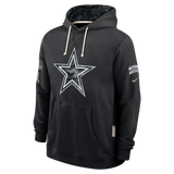 Dallas Cowboys Official 2026 On-Field Sideline Salute to Service Nike Club Dri-Fit Pullover Hoodie