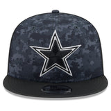 Dallas Cowboys Official 2026 On-Field Sideline Salute to Service New Era 9FIFTY SnapBack Hat