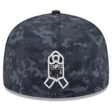 Dallas Cowboys Official 2026 On-Field Salute To Service New Era 59FIFTY Camo Fitted Hat