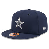 Dallas Cowboys Official 2026 On-Field Sideline New Era 59FIFTY Fitted Hat - Navy Blue