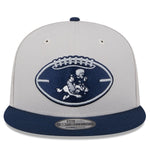 Dallas Cowboys 9FIFTY 2024 Historic Sideline SnapBack Stone/Navy