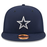 Dallas Cowboys Official 2026 On-Field Sideline New Era 59FIFTY Fitted Hat - Navy Blue