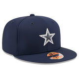Dallas Cowboys Official 2026 On-Field Sideline New Era 59FIFTY Fitted Hat - Navy Blue