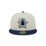 Dallas Cowboys Official Chrome/Navy Deceptor New Era 59FIFTY Fitted Hat