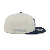 Dallas Cowboys Official Chrome/Navy Deceptor New Era 59FIFTY Fitted Hat