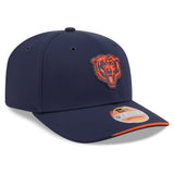 Chicago Bears Official 2026 On-Field Sideline Primary Logo New Era 9SEVENTY Stretch-Snap Hat - Navy