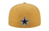 Dallas Cowboys Official Navy/Light Bronze Deceptor New Era 59FIFTY Fitted Hat