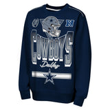Dallas Cowboys Official Run & Gun Youth Outerstuff Fleece Sweatshirt