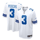 George Pickens Dallas Cowboys Official White Nike Game Jersey