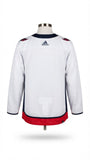 Washington Capitals Official Throwback Adidas Hockey Jersey with Premium Tie-Down Fight Strap