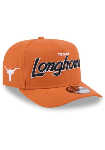 Texas Longhorns A-FRAME New Era 9FIFTY Burnt Orange SnapBack Hat