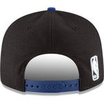 New York Knicks 2-Tone New Era 9FIFTY Adjustable Snapback Hat - Black/Blue