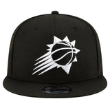 Phoenix Suns Black and White New Era 9FIFTY SnapBack Hat