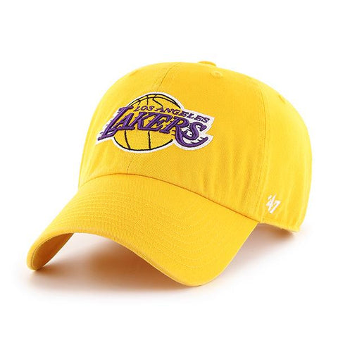 Lakers Angeles Lakers ‘47 Brand Clean Up Buckle Strapback- Yellow