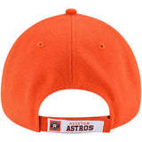 Houston Astros New Era 9FORTY Velcro Adjustable Hat - Orange/Navy