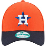 Houston Astros New Era 9FORTY Velcro Adjustable Hat - Orange/Navy