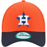 Houston Astros New Era 9FORTY Velcro Adjustable Hat - Orange/Navy